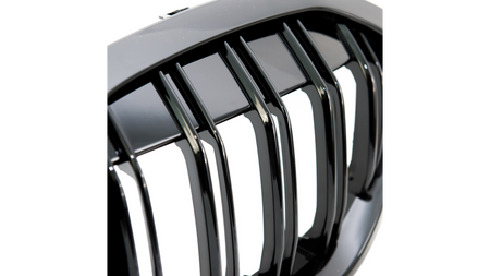 Grill BMW 1 F47 podwójne żeberka Gloss Black