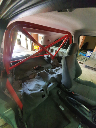 Rollbar skręcana pół klatka Opel Corsa C Black