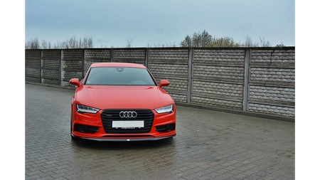 Splitter Audi A7 C7 Facelift S-Line Front Gloss Black