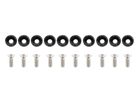 Decorative screws washers M6x1.0 15mm JDM Black