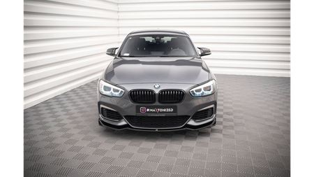 FRONT SPLITTER V.2 BMW 1 F20/F21 M-Power Gloss Black