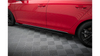 Dokładka Volkswagen Golf VI GTI Progi Racing Black + Gloss Flaps