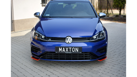 Splitter Volkswagen Golf 7 Facelift R Front v.8 Red