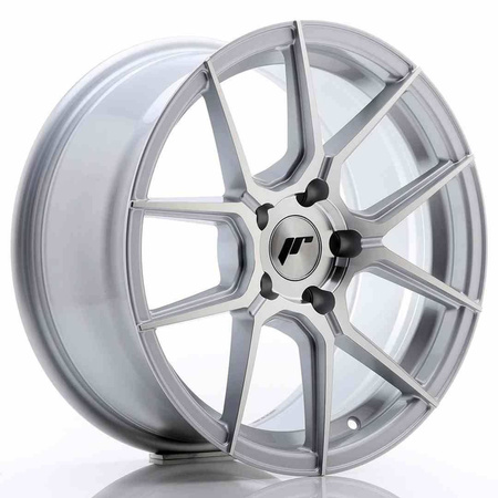 JR Wheels JR30 17x8 ET35 5x120 Silver Machined Face