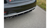 Splitter Audi S3 8V Facelift Tył Środkowy Gloss Black