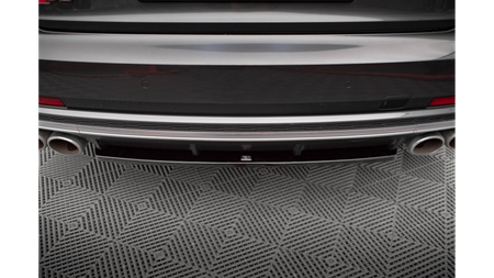 Splitter Audi S8 D5 Tył Środkowy Gloss Black