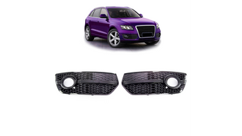 Fog Light Covers Audi Q5 8R Gloss Black
