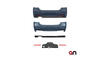 Bumper BMW 3 F30 Rear with Diffuser
