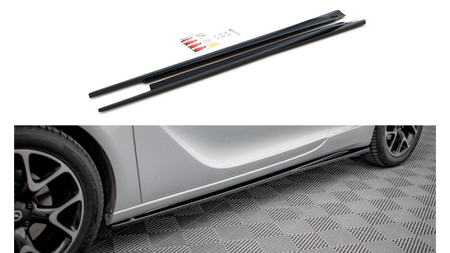 Diffuser Opel Astra GTC OPC-Line J Side Skirts Gloss Black
