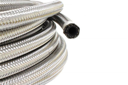 Fuel Hose AN8 11mm CPE Rubber with Steel Braid