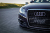 Front Splitter Audi A6 S-Line C6 FL  - Gloss Black