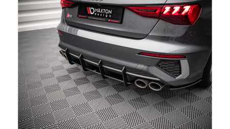 Diffuser Audi S3 8Y Rear Street Pro Black