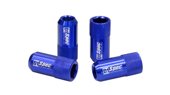 Wheel lug nuts D1Spec Replica HEX M12x1,25 Blue