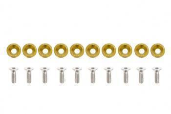 Decorative screws M6x1.0 15mm JDM Gold