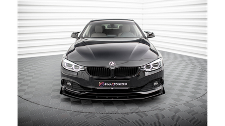 Splitter BMW 4 F36 Front Pro + flaps Black