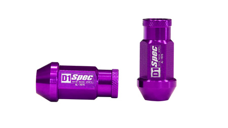 Wheel lug nuts D1Spec Replica Race M12x1,25 Purple