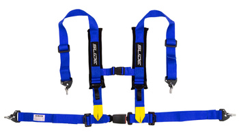 Racing seat belts Slide V2 DARK BLUE 4P 2" E4