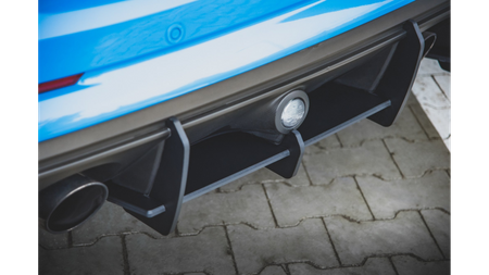 Diffuser Ford Focus III RS Rear Racing Durability Black