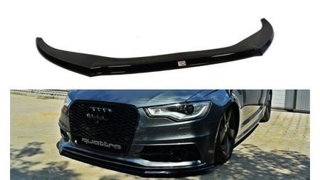 Splitter Audi A6 C7 S-Line Front v.2 Gloss Black