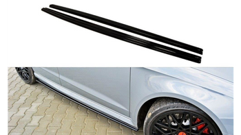 Diffuser Audi RS3 8V Sportback Side Skirts Gloss Black
