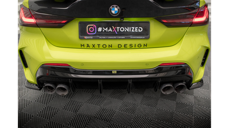 Diffuser BMW 1 F40 M-Pack Rear Valance v.3 Double Exhaust Version Gloss Black