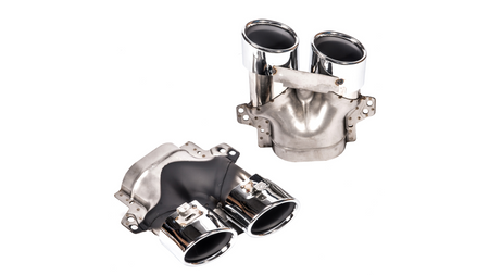 Diffuser Mercedes-Benz E C238 A238 Rear with Pipes chrome