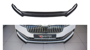 Splitter Skoda Superb III Facelift przód v.1 Gloss Black