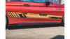Diffuser Mercedes-Benz C C205 C43 Side Skirts Racing Black-Red + Gloss Flaps