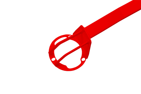 Front upper strut bar Mercedes W124 Red