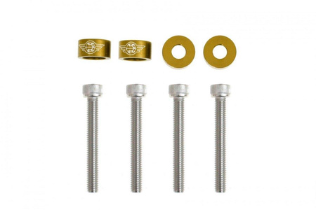 Śrubki, podkładki ozdobne M6x1.0 45mm JDM Gold