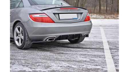 Dokładka Mercedes-Benz SLK R172 Zderzak Tył Gloss Black