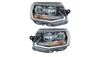 Lights Volkswagen Transporter T6 Front DRL Black