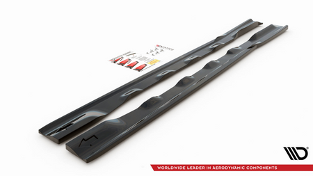 Diffuser Ford C-Max II Side Skirts Gloss Black