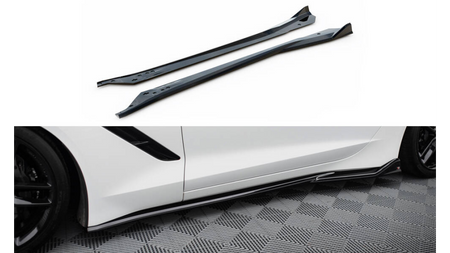 Diffuser Chevrolet Corvette C7 Side Skirts v.2