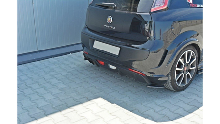 Splitter Fiat Punto Evo Abarth Tył Boczne Gloss Black