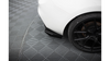 Splitter BMW 1 F20 M140i Tył Boczne Racing Durability v.2 Black + Gloss Flaps