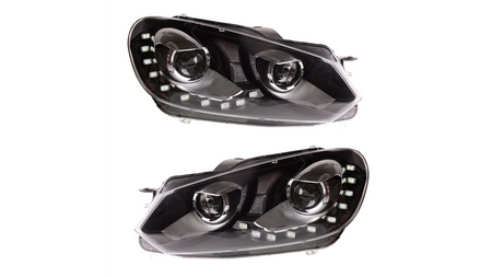 Lights Volkswagen Golf VI Front Chrome