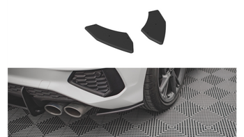 Splitter Audi S3 8Y Tył Boczne Street Pro Black-Red