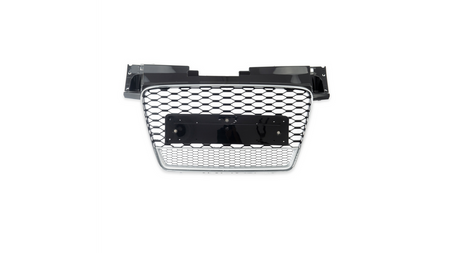 Grill Audi TT 8J Silver Matt & Gloss Black