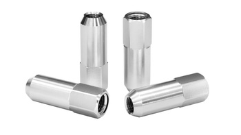 Wheel Lug Nuts Alu M12x1.25 60mm Silver