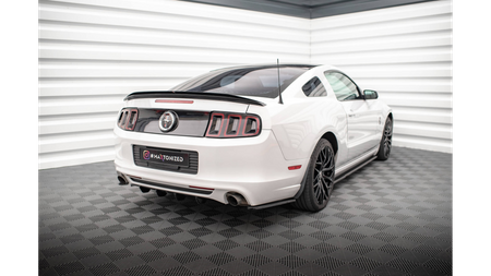 Splitter Ford Mustang V Facelift Rear Side Gloss Black