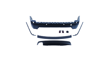 Bumper BMW 5 E39 Rear with Diffuser