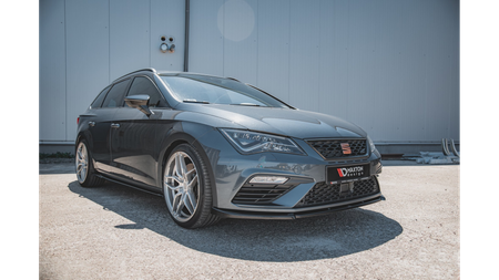 Splitter Seat Leon Cupra FR III Facelift przód v.6 Gloss Black