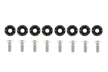 Decorative screws washers M6x1.0 15mm D1 Black