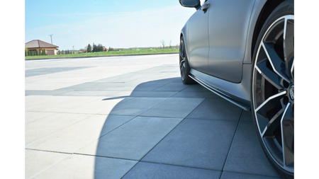 Dokładka Audi RS7 C7 Facelift Progi v.1 Gloss Black