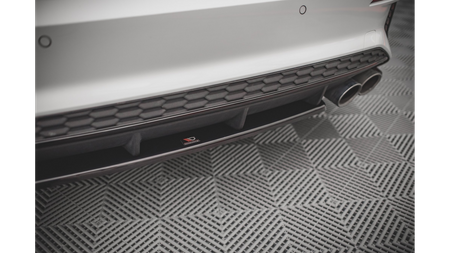 Splitter Audi S3 8Y Tył Środkowy Gloss Black