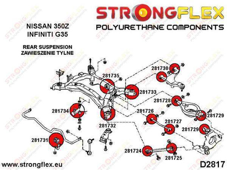 Tuleja tylnego zawieszenia SPORT