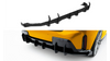 Dyfuzor BMW 1 F70 M-Pack Tył Street Pro Black + Gloss Flaps