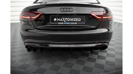 Diffuser Audi A5 8T Rear Valance Exhaust on one side version