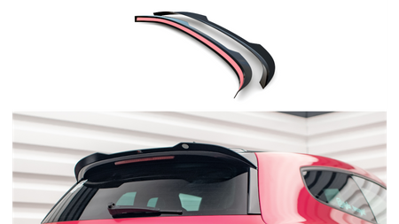 Spoiler Cap Volkswagen Scirocco III v.2 Gloss Black